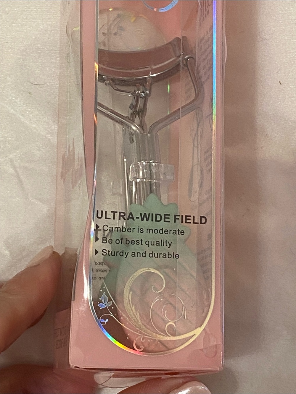 S.he Makeup Eyelash Curler NIB Mint Green